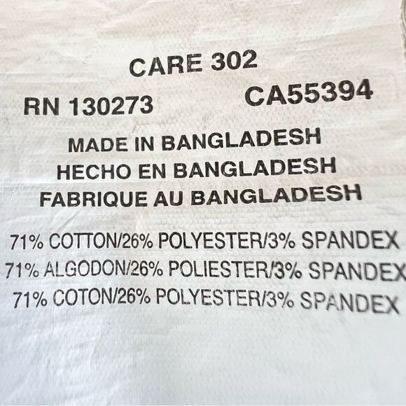 Lee Wrinkle Free Classic Fit Tan Straight Leg Chino Career Casual Pants Size 4P - Picture 11 of 11